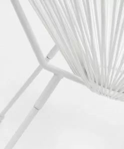 Kare Design Acapulco Nojatuoli, Valkoinen -Huonekalu kauppa fotel acapulco 73x85 cm bialy 10