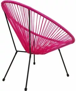 Kare Design Acapulco Nojatuoli, Pinkki -Huonekalu kauppa fotel acapulco 73x85 cm rozowy 5