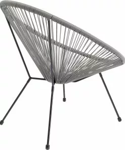 Kare Design Acapulco Nojatuoli Harmaa -Huonekalu kauppa fotel acapulco 73x85 cm szary 4