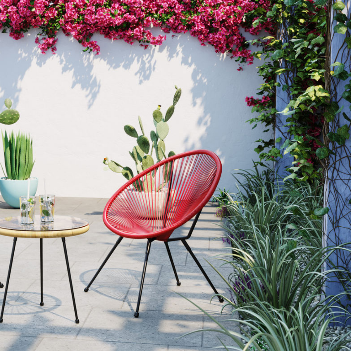 Kare Design Acapulco Nojatuoli, Kirsikka 3 Kare Design Acapulco Nojatuoli, Kirsikka