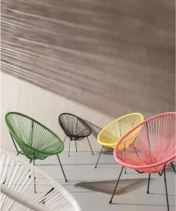 Kare Design Acapulco Nojatuoli, Musta -Huonekalu kauppa fotel acapulco czarny 11