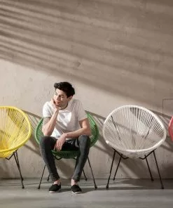 Kare Design Acapulco Nojatuoli, Musta -Huonekalu kauppa fotel acapulco czarny 9