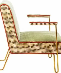 Kare Design Aunt Betty Klubituoli, Nojatuoli -Huonekalu kauppa fotel aunt betty 75x85 cm jasnozielony 3