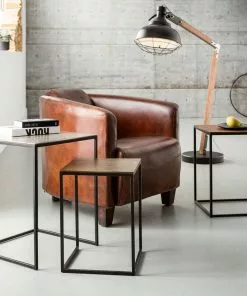 Kare Design Cigar Lounge Nojatuoli, Ruskea -Huonekalu kauppa fotel cigar lounge 72x70 cm brazowy skora naturalna 12