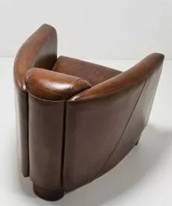 Kare Design Cigar Lounge Nojatuoli, Ruskea -Huonekalu kauppa fotel cigar lounge 72x70 cm brazowy skora naturalna 4