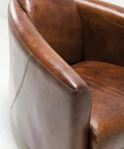 Kare Design Cigar Lounge Nojatuoli, Ruskea -Huonekalu kauppa fotel cigar lounge 72x70 cm brazowy skora naturalna 7