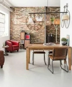 Kare Design Cigar Lounge Nojatuoli, Punainen -Huonekalu kauppa fotel cigar lounge 72x70 cm czerwony 12