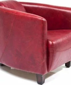 Kare Design Cigar Lounge Nojatuoli, Punainen -Huonekalu kauppa fotel cigar lounge 72x70 cm czerwony 5
