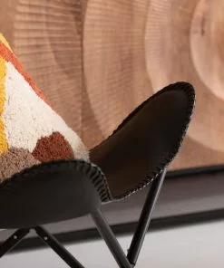 Kare Design California Nahkainen Lepakkotuoli, Nojatuoli, Musta -Huonekalu kauppa fotel czarny skora naturalna 70x93 cm 11