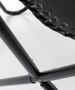 Kare Design California Nahkainen Lepakkotuoli, Nojatuoli, Musta -Huonekalu kauppa fotel czarny skora naturalna 70x93 cm 7