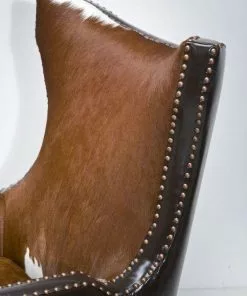 Kare Design Denver Cow Nojatuoli, Lehmännahka -Huonekalu kauppa fotel denver cow 76x107 cm skora naturalna 5