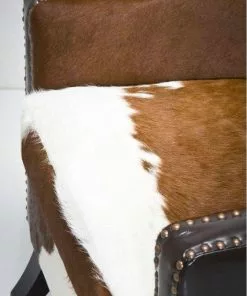 Kare Design Denver Cow Nojatuoli, Lehmännahka -Huonekalu kauppa fotel denver cow 76x107 cm skora naturalna 6