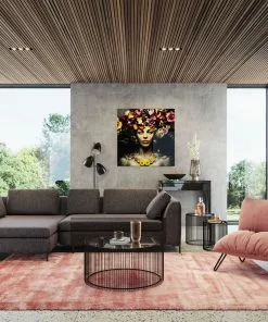 Kare Design Port Pino Nojatuoli, Roosa -Huonekalu kauppa fotel do salonu welurowy rozowy nogi metalowe czarne 10