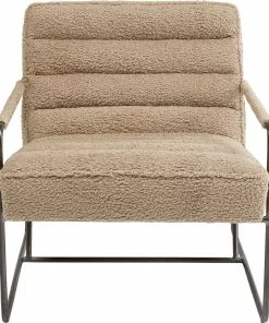 Kare Design Figero Nojatuoli, Beige -Huonekalu kauppa fotel figera 66x71 cm bezowy 2