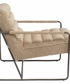 Kare Design Figero Nojatuoli, Beige -Huonekalu kauppa fotel figera 66x71 cm bezowy 3