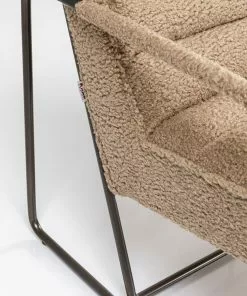 Kare Design Figero Nojatuoli, Beige -Huonekalu kauppa fotel figera 66x71 cm bezowy 6