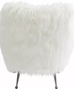 Kare Design Goldfinger Nojatuoli, Valkoinen -Huonekalu kauppa fotel goldfinger 89x85 cm bialy 5