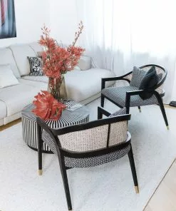 Kare Design Horizon Nojatuoli -Huonekalu kauppa fotel horizon 66x77 cm czarno naturalny 12