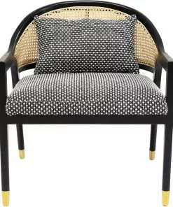 Kare Design Horizon Nojatuoli -Huonekalu kauppa fotel horizon 66x77 cm czarno naturalny 2