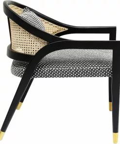 Kare Design Horizon Nojatuoli -Huonekalu kauppa fotel horizon 66x77 cm czarno naturalny 4