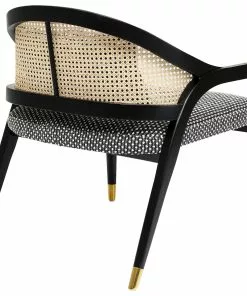 Kare Design Horizon Nojatuoli -Huonekalu kauppa fotel horizon 66x77 cm czarno naturalny 5