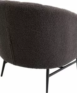 Kare Design Marylin Nojatuoli Antrasiitti -Huonekalu kauppa fotel marylin 73x80 cm antracytowy nogi czarne 4