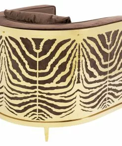 Kare Design Matteo Nojatuoli, Ruskea -Huonekalu kauppa fotel matteo 84x70 cm brazowo zloty 4