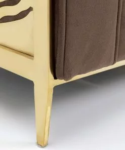 Kare Design Matteo Nojatuoli, Ruskea -Huonekalu kauppa fotel matteo 84x70 cm brazowo zloty 7