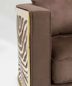 Kare Design Matteo Nojatuoli, Ruskea -Huonekalu kauppa fotel matteo 84x70 cm brazowo zloty 9