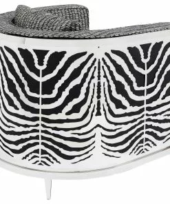 Kare Design Matteo S&P Nojatuoli -Huonekalu kauppa fotel matteo sandp 84x70 cm czarno bialy 4