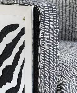 Kare Design Matteo S&P Nojatuoli -Huonekalu kauppa fotel matteo sandp 84x70 cm czarno bialy 7