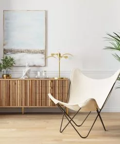 Kare Design California Lepakkotuoli, Nojatuoli, Kermanvärinen -Huonekalu kauppa fotel motyl kremowy z czarnymi stalowymi nogami 70x93 cm 10 scaled