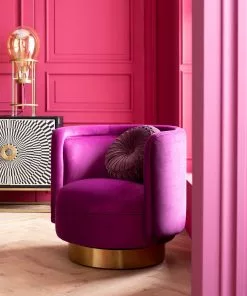 Kare Design Night Fever Nojatuoli -Huonekalu kauppa fotel night fever 78x76 cm fioletowy 13