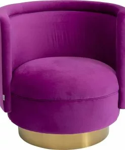 Kare Design Night Fever Nojatuoli -Huonekalu kauppa fotel night fever 78x76 cm fioletowy 2