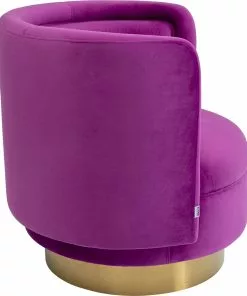 Kare Design Night Fever Nojatuoli -Huonekalu kauppa fotel night fever 78x76 cm fioletowy 3