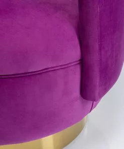 Kare Design Night Fever Nojatuoli -Huonekalu kauppa fotel night fever 78x76 cm fioletowy 7