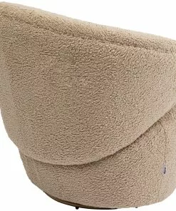 Kare Design Carella Pyörivä Nojatuoli -Huonekalu kauppa fotel obrotowy carella 82x75 cm bezowy 4