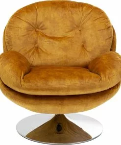 Kare Design Cosy Amber Pyörivä Nojatuoli, Meripihka