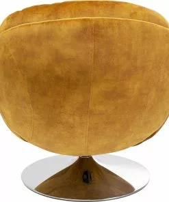 Kare Design Cosy Amber Pyörivä Nojatuoli, Meripihka -Huonekalu kauppa fotel obrotowy cosy 81x84 cm bursztynowy 5