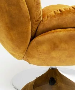 Kare Design Cosy Amber Pyörivä Nojatuoli, Meripihka -Huonekalu kauppa fotel obrotowy cosy 81x84 cm bursztynowy 7