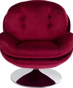 Kare Design Cosy Berry Pyörivä Nojatuoli -Huonekalu kauppa fotel obrotowy cosy 81x84 cm jagodowy 1