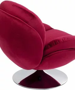 Kare Design Cosy Berry Pyörivä Nojatuoli -Huonekalu kauppa fotel obrotowy cosy 81x84 cm jagodowy 4