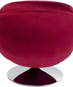 Kare Design Cosy Berry Pyörivä Nojatuoli -Huonekalu kauppa fotel obrotowy cosy 81x84 cm jagodowy 5