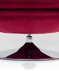 Kare Design Cosy Berry Pyörivä Nojatuoli -Huonekalu kauppa fotel obrotowy cosy 81x84 cm jagodowy 6