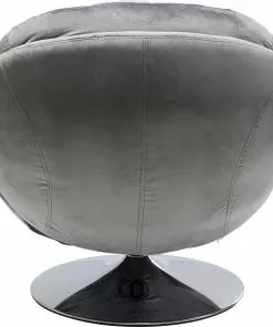 Kare Design Cosy Grey Pyörivä Nojatuoli, Harmaa -Huonekalu kauppa fotel obrotowy cosy 81x84 cm szary 5