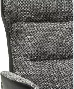 Kare Design Ohio Salt And Pepper Pyörivä Nojatuoli Rahilla -Huonekalu kauppa fotel obrotowy i stolek ohio 71x106 cm szary 4