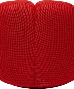 Kare Design Peppo Lounge Kääntyvä Nojatuoli Punainen -Huonekalu kauppa fotel obrotowy nowoczesny tapicerka czerwona 97x70 cm 5