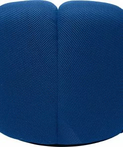 Kare Design Peppo Lounge Kääntyvä Nojatuoli Sininen -Huonekalu kauppa fotel obrotowy nowoczesny tapicerka niebieska 97x70 cm 5