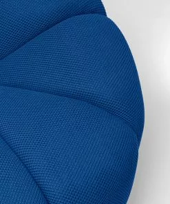 Kare Design Peppo Lounge Kääntyvä Nojatuoli Sininen -Huonekalu kauppa fotel obrotowy nowoczesny tapicerka niebieska 97x70 cm 9