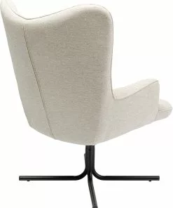 Kare Design Oscar Kääntyvä Nojatuoli, Kermanvärinen -Huonekalu kauppa fotel obrotowy oscar 82x95 cm kremowy 5